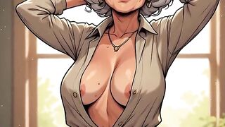 Open Shirts Revealing Breasts