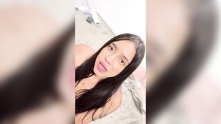Sexy youthful Lalin girl (25) gives sloppy head to her mature grandpapa (64)