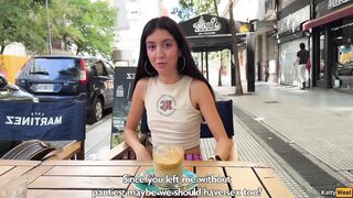 I Bought a Student's Pants at a Public Cafe and This babe Offered to Screw - Katty West