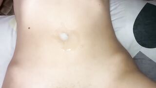 Stepbrother Cummed on My Stomach and Unintentionally Screwed Once more