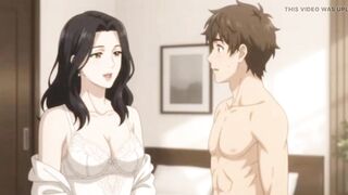 Stepmom caught her stepson in her underware and give her live show