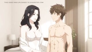 Stepmom caught her stepson in her underware and give her live show