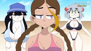 The Naked Beach - Hagen Cartoons