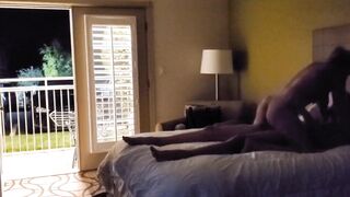 Marvelous Wife Banged three Times at Hotel Door Open Shower and Greater amount!