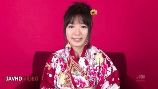 Chiharu's Kimono Trio: Oral-sex and Creampie Meeting