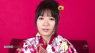 Chiharu's Kimono Trio: Oral-sex and Creampie Meeting