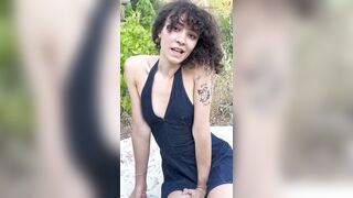 A T-girl Screws Herself with as Many Fingers as Possible