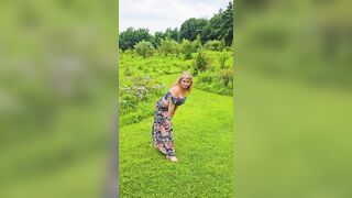 LARGE OLDER MOM TITTY outdoor episodes from my ONLYFAN Page released