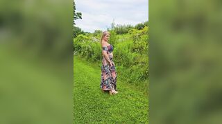 LARGE OLDER MOM TITTY outdoor episodes from my ONLYFAN Page released