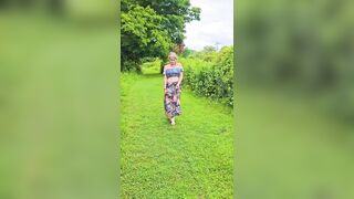 LARGE OLDER MOM TITTY outdoor episodes from my ONLYFAN Page released