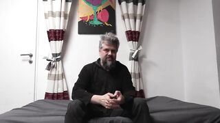 Hetero Chap Blows Trans Woman's Dick for the 1st Time!