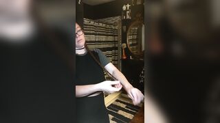 Red Head Brush And Braid With Super Lengthy Hair Ginger Foot Domina