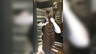 Red Head Brush And Braid With Super Lengthy Hair Ginger Foot Domina