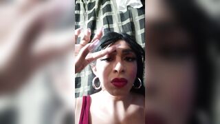 Mexican transvestite coming without the closet