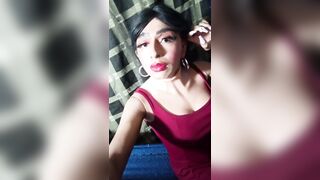Mexican transvestite coming without the closet