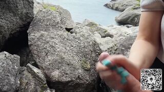 Discovered that Large Booty Gal on a hiking Trail and drilled her in a Public Cave!