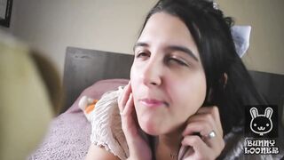Cute stepsister makes bubbles to please u - Bunny Looner