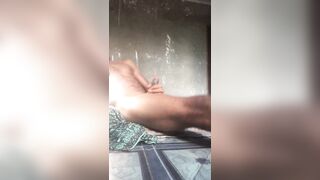 Fit Stud Masturbates Hard Rod