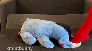 Stepping on a plush thinking it's u