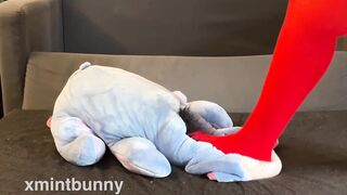 Stepping on a plush thinking it's u
