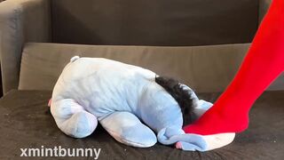 Stepping on a plush thinking it's u