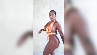Latin chick Nina Mercedez Does a Try On Haul with Her Bikinis Previous to Going Out To Party