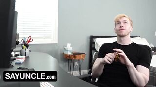U Don't Know How To Use A Cum drum? Stepdad Jesse Stone Teaches Brody Kayman Raw