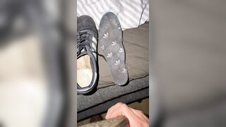 Permeating her every day Adidas shoes