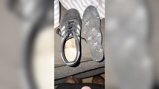 Permeating her every day Adidas shoes