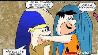 Jogos do Prazer - Caindo de Boca na Bucetinha - HQ Flintistones