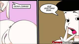 Jogos do Prazer - Caindo de Boca na Bucetinha - HQ Flintistones