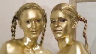 Gold Painted Girls