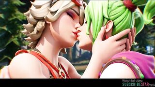 Fortnite Battle Royale lesbo porn movie AI
