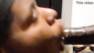 CONSUMMATE LIPS--With A Sloppy Mess Slurping Ramrod That babe Made It CUM FAST!!!
