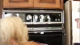 Impure grandma sucks delivery chaps's rod