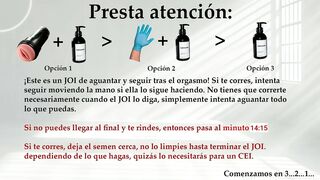 Spanish audio JOI. Chase Yor Forger's instructions to masturbate. U won't be able to stop!