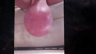 Giant Ever Large Balls bizarre Ballstretching Massive Real Balls Saline Real Shemale hentai Red Satin Gloves Ebony Stockings Moon Space Music Compilation