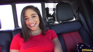 DTFsluts - James Deen bangs Abella's twat hard and unfathomable until this guy cums