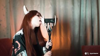 ASMR colspay Fox Licks your ears (soaked licking 3Dio) ?