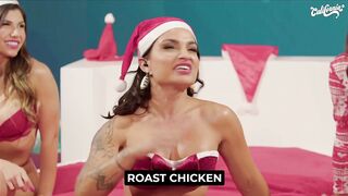 Hawt Christmas party with wicked lesbian babes