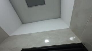 Beauty Booty Clapping Giant Breasts Teats Pierced Sexy Stepdaughter In Washroom Stepdad Walks In This babe Eagerly Entreats Him For a Golden Shower - Mastermeat1