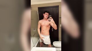 POV Stroking and cumming in your throat