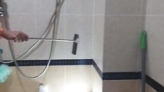 PEE on Selfie # POV Voyeur wife on Selgie Stick