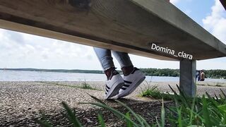 Outdoor Shoeplay (Superstart & Fishnets)