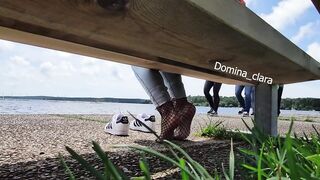 Outdoor Shoeplay (Superstart & Fishnets)