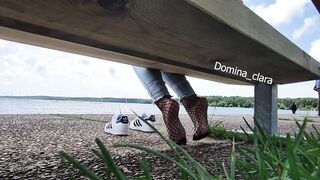 Outdoor Shoeplay (Superstart & Fishnets)