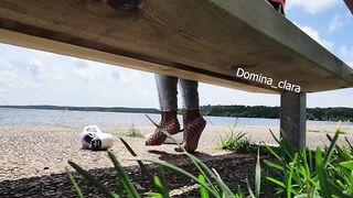 Outdoor Shoeplay (Superstart & Fishnets)