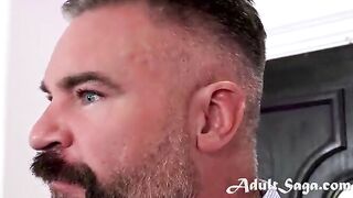 Bare Masseuse Oils Him Up For Slippery Body Slip