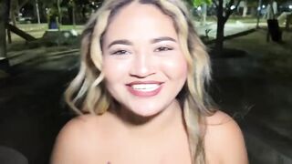 receives jizz in her throat from a stranger