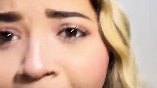 receives jizz in her throat from a stranger